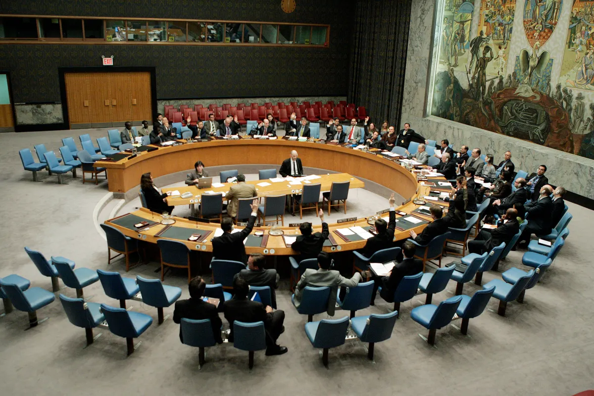 Security Council Extends UN Mission in Ethiopia and Eritrea. UN Photo/Eric Kanalstein Wide-view of a Security Council