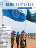 Cover of the Blue Sentinels, the UNISFA Newsletter